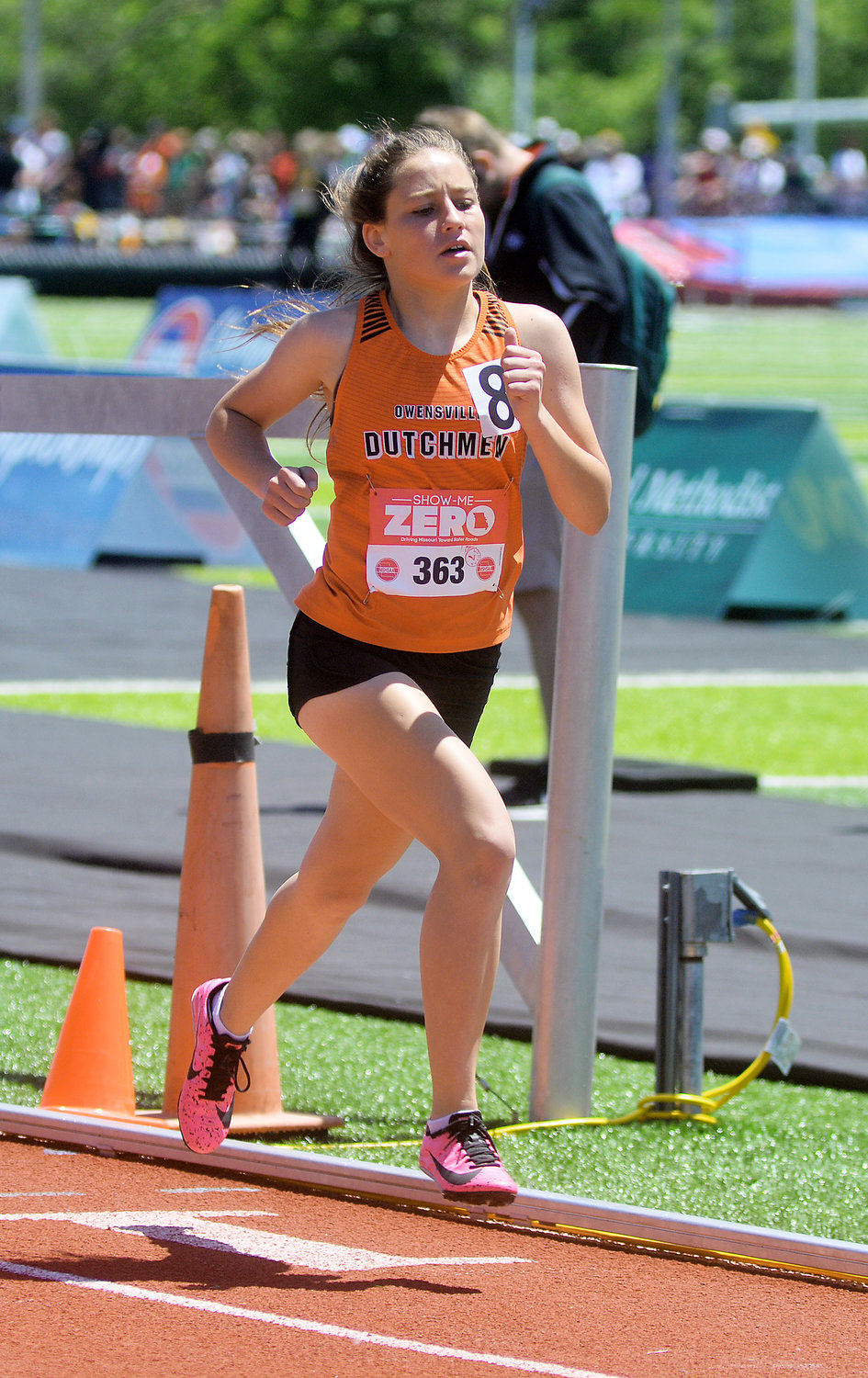 Ilene Limberg entered the Class 3 Girls 1600-meter run with the eighth-best time and wound up placing eighth in the event to earn All-State honors.